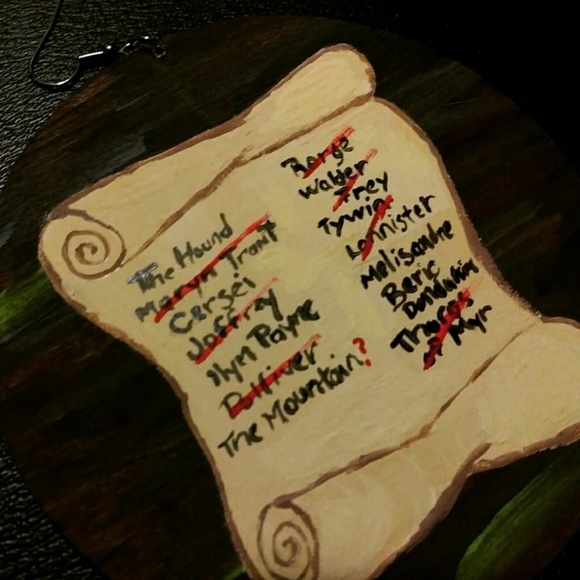 "Arya & Needle" Earrings - Picture 5 of 8